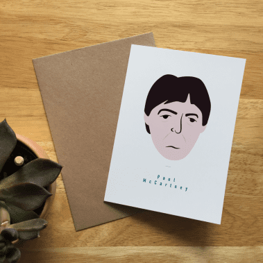 Paul McCartney, Beatles Greeting Card