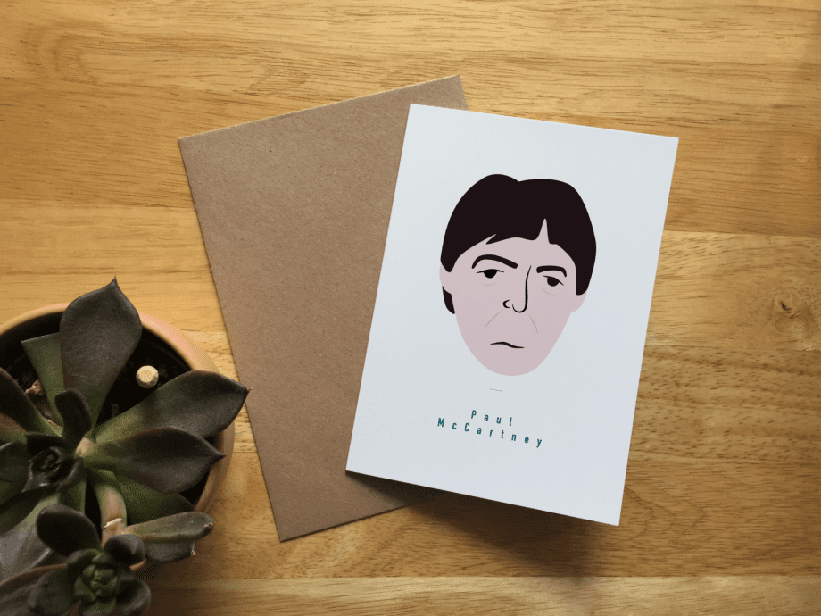 Paul McCartney, Beatles Greeting Card