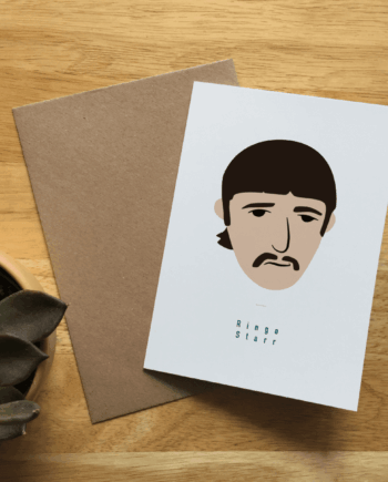 Ringo Starr, Beatles A6 Greeting Card