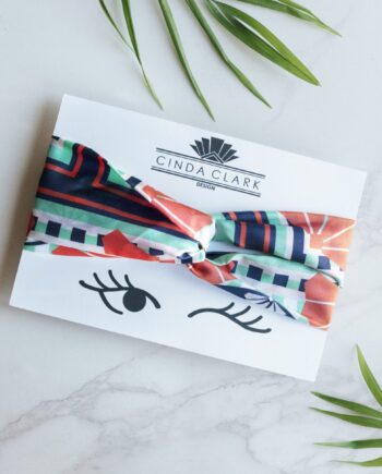 Silk Headband - Ruby