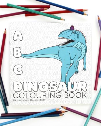 ABC Dinosaur Colouring Book