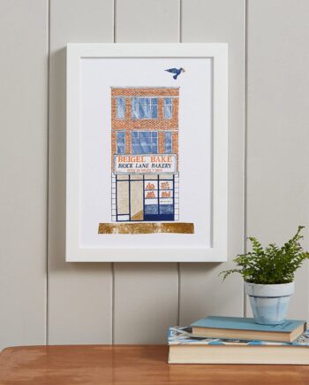 Beigel Bake A4 Risograph Print