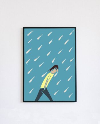 British Summer Time (Rain) print