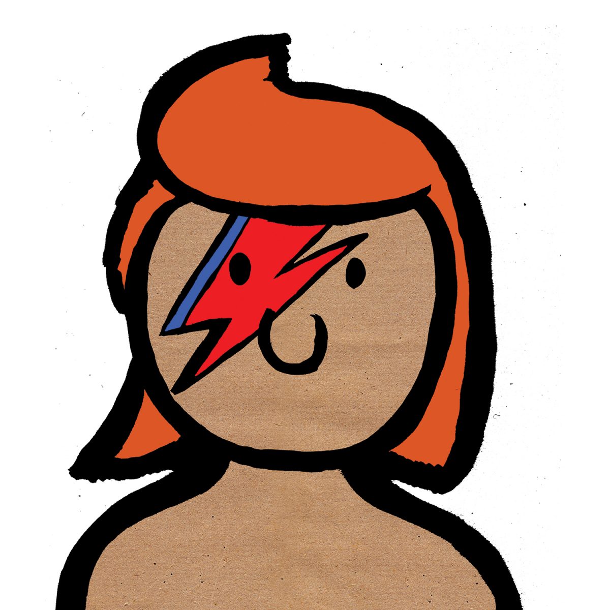 David Bowie Aladdin Sane print – Urban Makers