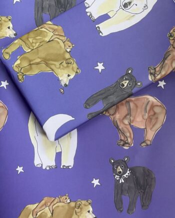 Moonlit Bear Wrapping Paper