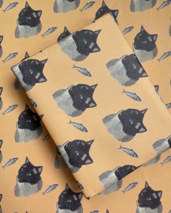 Cat Fish Wrapping Paper