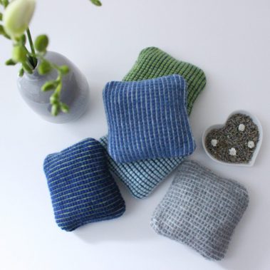 Lavender bags - blues and greens
