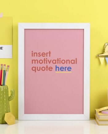 Insert Motivational Quote Here - art print