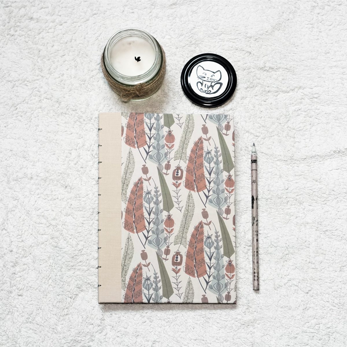 Handbound Notebook recycled papers