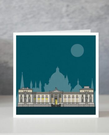 Oxford Ashmolean Museum Blue Card