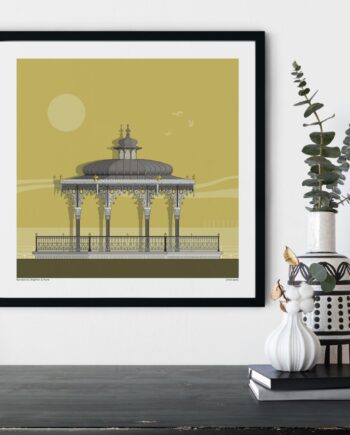 Brighton Bandstand Sun Print
