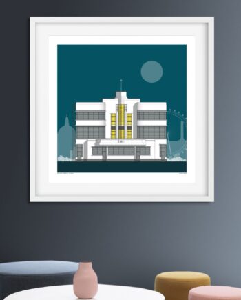 London Hoover Building Print