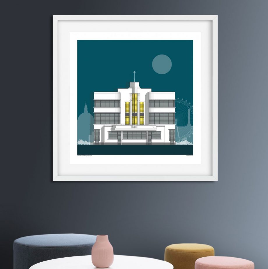 London Hoover Building Print