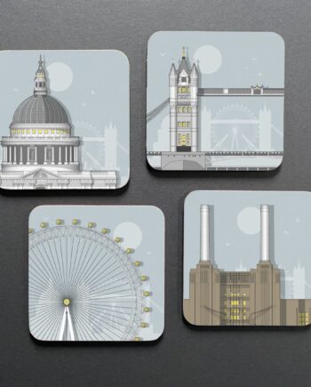 London Set of Four Coasters