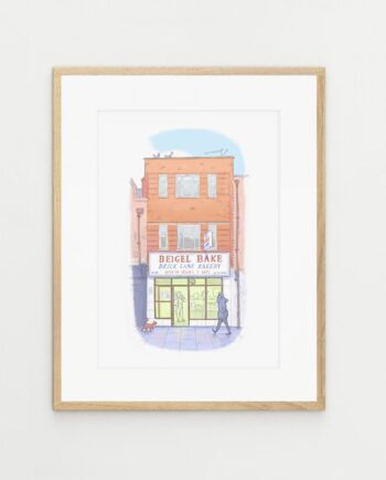 Beigel Bake Brick Lane London Artwork