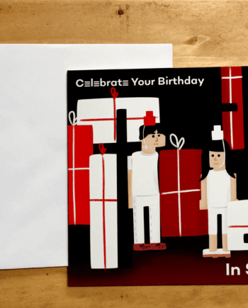 Celebrate Your Birthday In Stijl | De Stijl | White Stripes | Jack White Birthday card