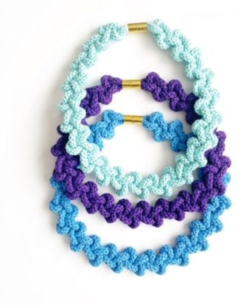 The Chunky Lily Necklace - Ethical Cotton Necklace - Gifts for women