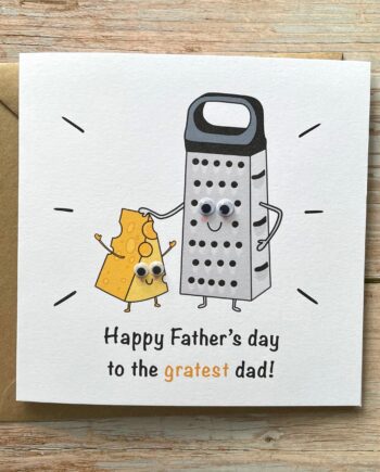 Cute Cheese and grate Father's Day Card