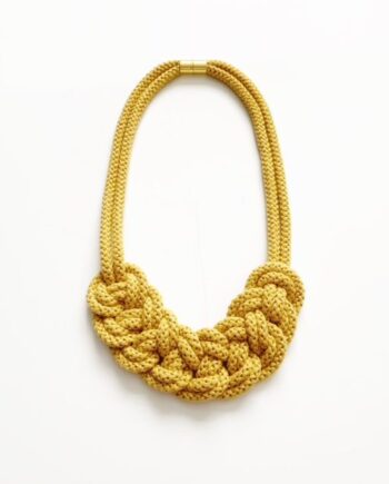Knotted Cotton Rope Necklace
