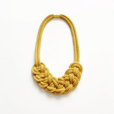 Knotted Cotton Rope Necklace