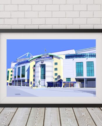 Stamford Bridge, Chelsea Football Stadium, West London Art Print