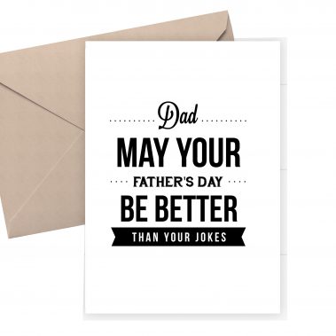 Father's day card jokes