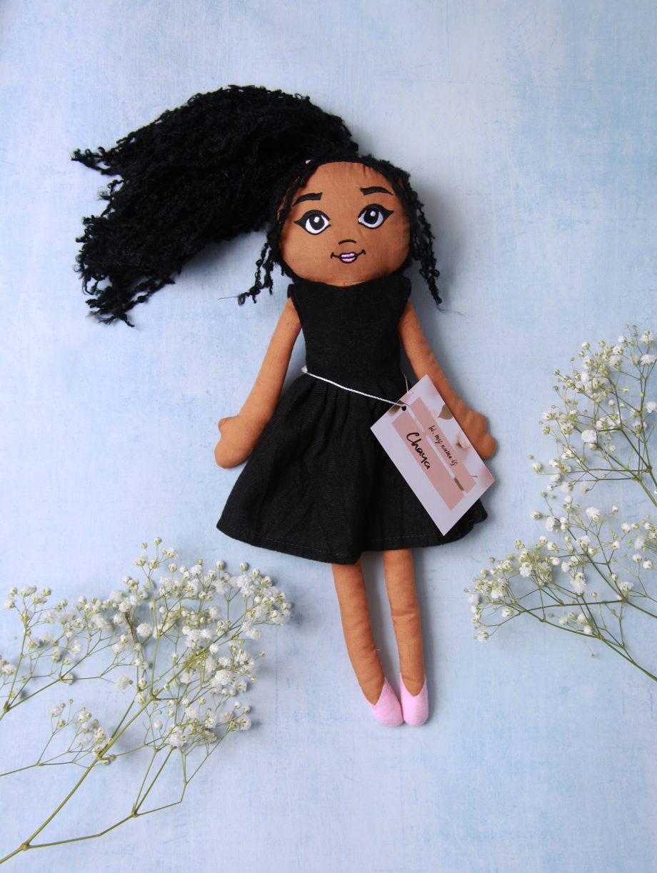 Chaya Mixed heritage Handmade Fabric Doll