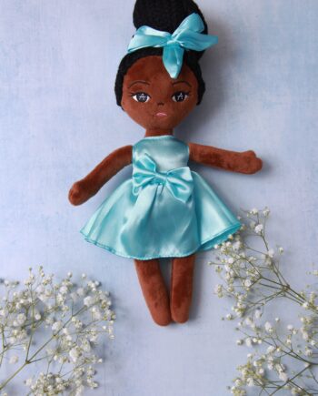 Plush Ama Black girl Doll