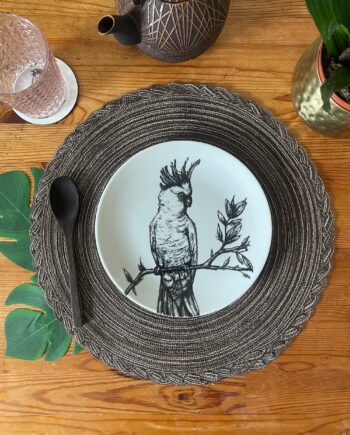 Cockatoo Plate - The BirdLife Collection