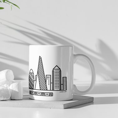 London skyline mug