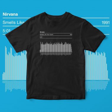 Nirvana Sound Wave Graphic T-Shirt