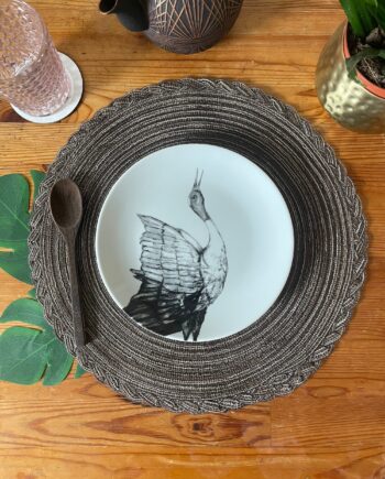 Sarus Crane Plate - The BirdLife Collection