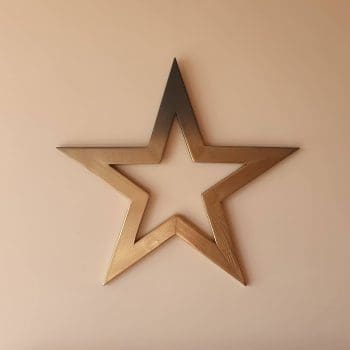 Gold Christmas Star