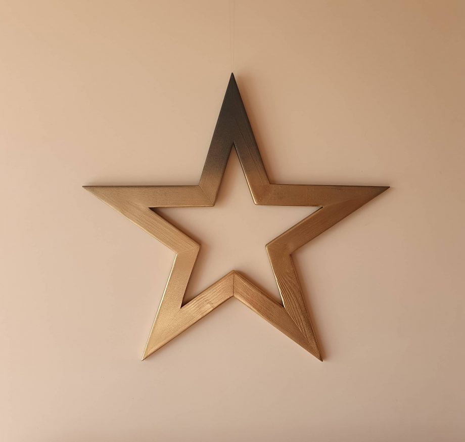 Gold Christmas Star