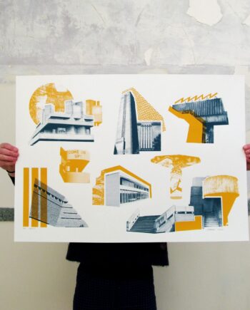 Southbank Icons Varied Edition Screen Print