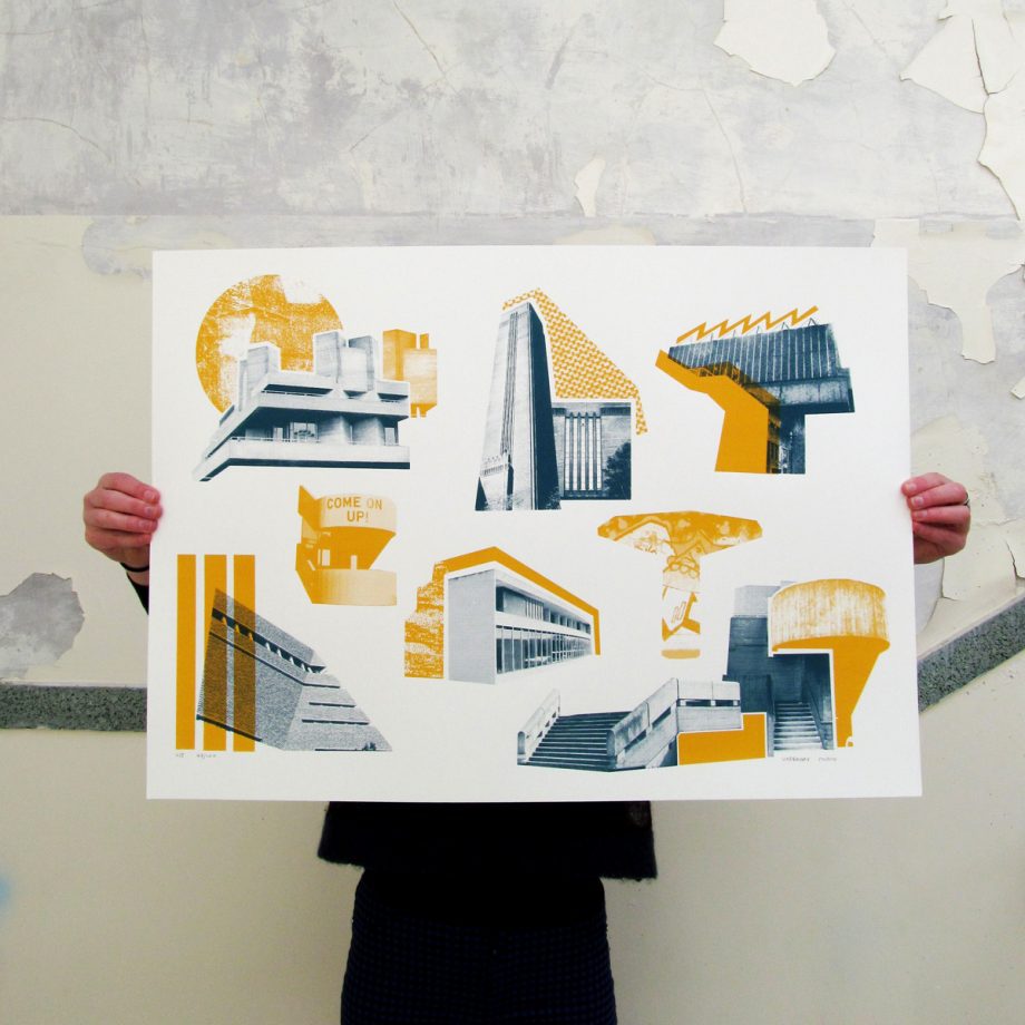 Southbank Icons Varied Edition Screen Print