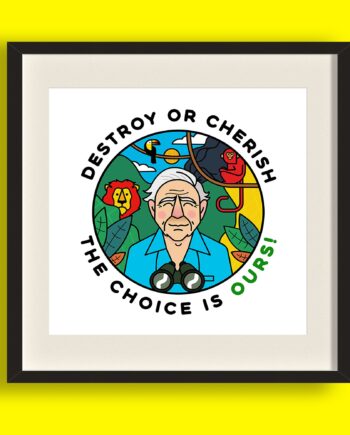 David Attenborough Art Print
