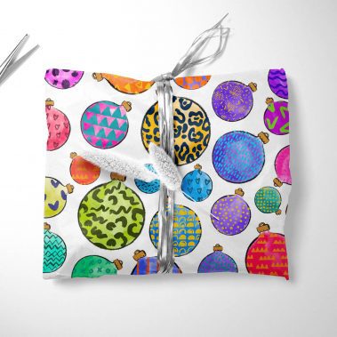 Christmas Bauble Wrapping paper