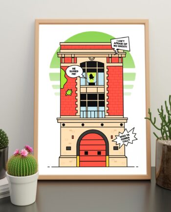 Hook and Ladder Ghostbusters Print