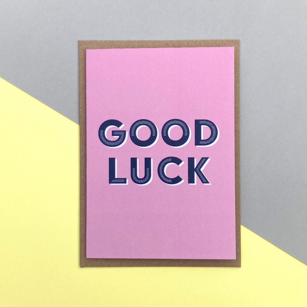 good-luck-recycled-eco-friendly-card-pink-urban-makers