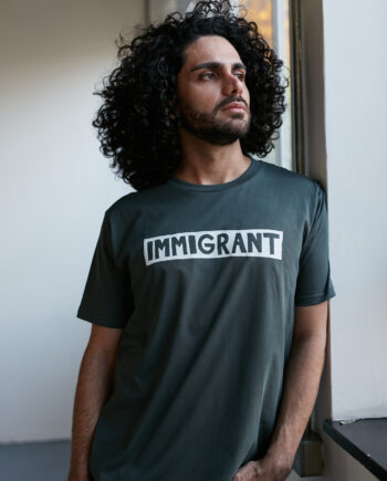 Dark Grey Immigrant T-shirt