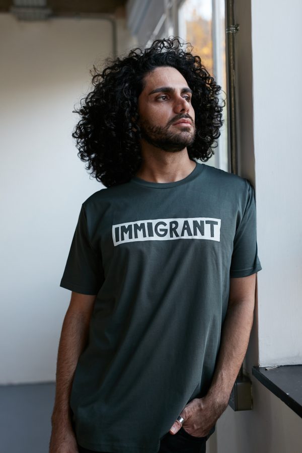 Dark Grey Immigrant T-shirt