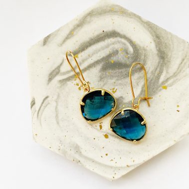 Sapphire Blue Crystal earrings