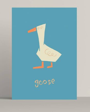 Goose original art print