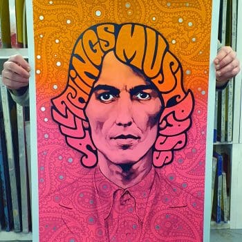 George Harrison screen print