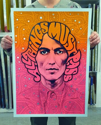 George Harrison screen print
