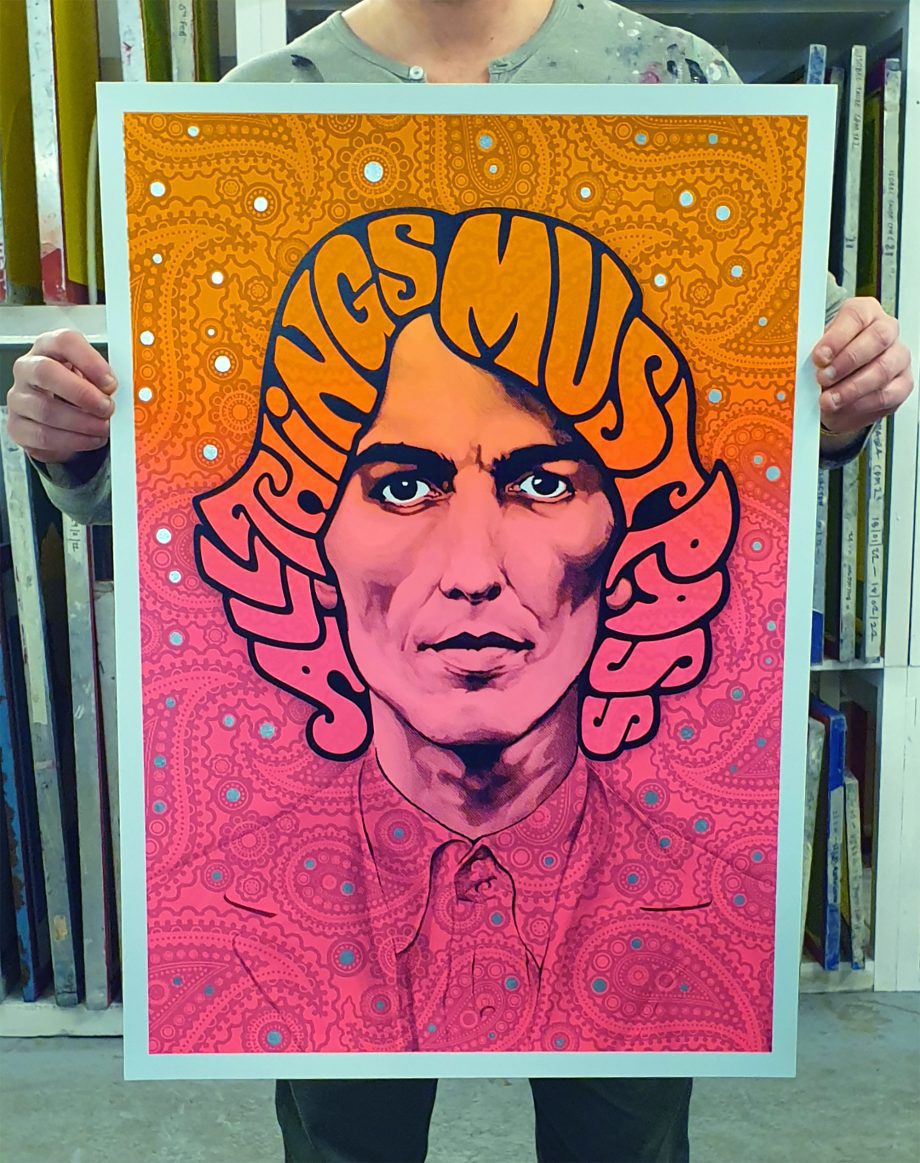 George Harrison screen print