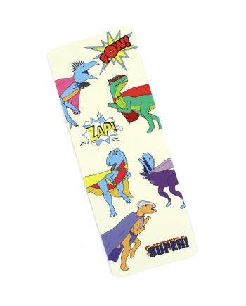 Superhero Dinosaur Bookmark