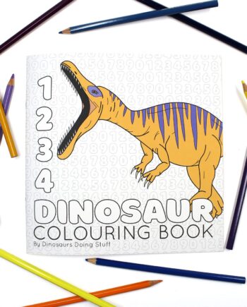 1234 Dinosaur Colouring Book