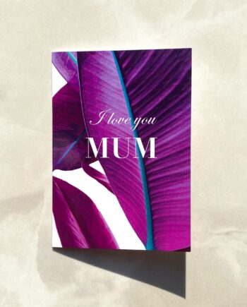 I Love You Mum Greeting Card